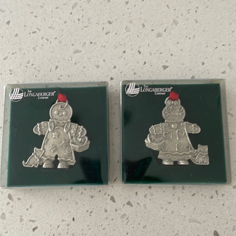 Longaberger Pewter Ornaments